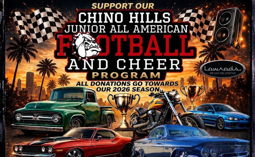 Chino Hills Bulldogs Car Show partial flyer July 2026